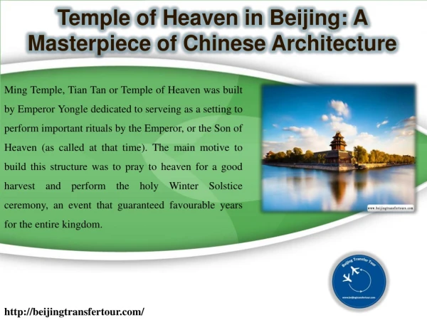 Temple of Heaven in Beijing: A Masterpiece of Chinese Architecture