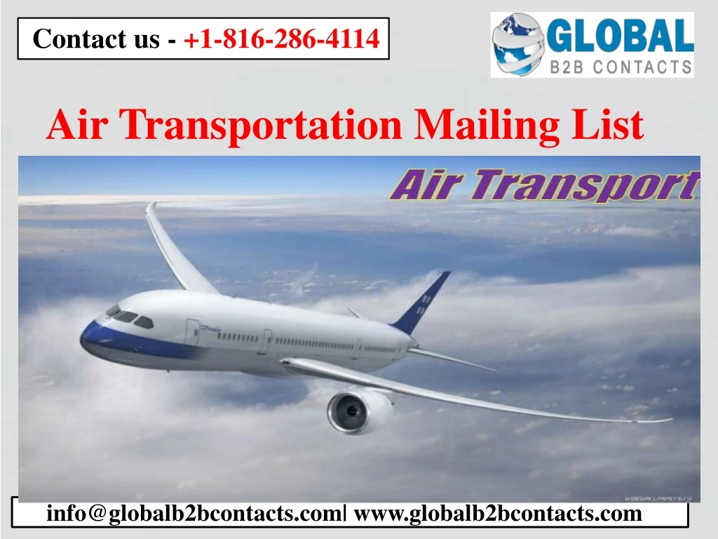 air transportation mailing list