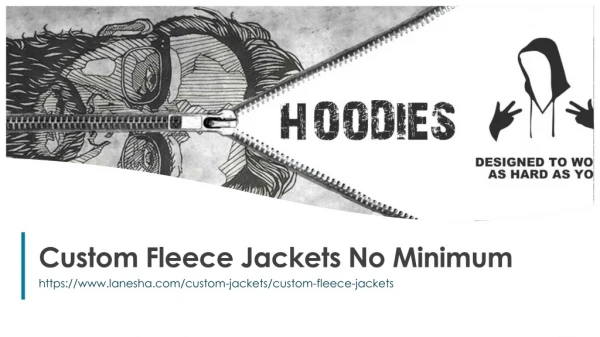 Custom Fleece Jackets No Minimum