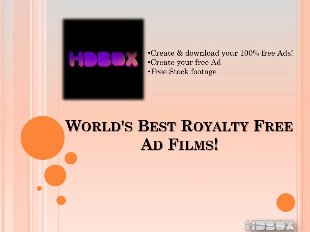 world s best royalty free ad films
