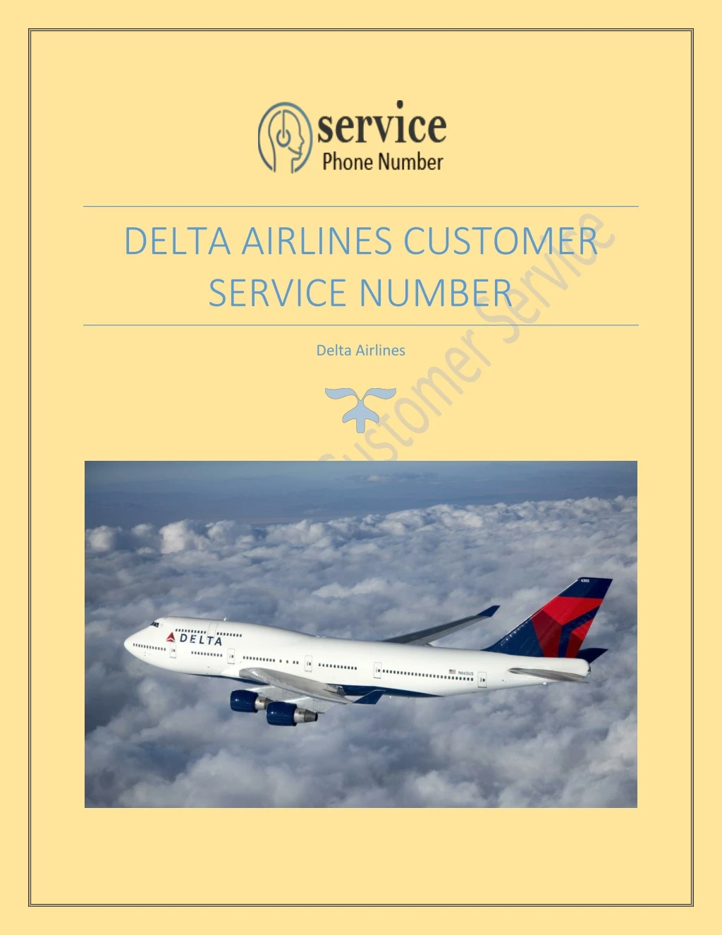 delta airlines customer service number