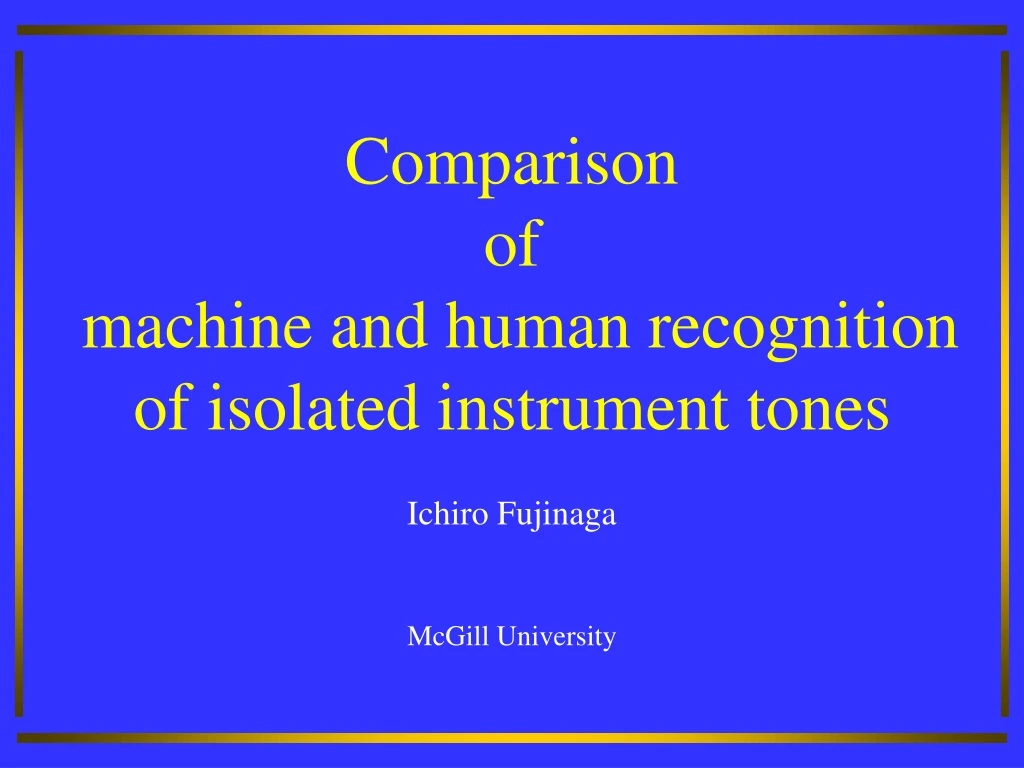 comparison of machine and human recognition of isolated instrument tones