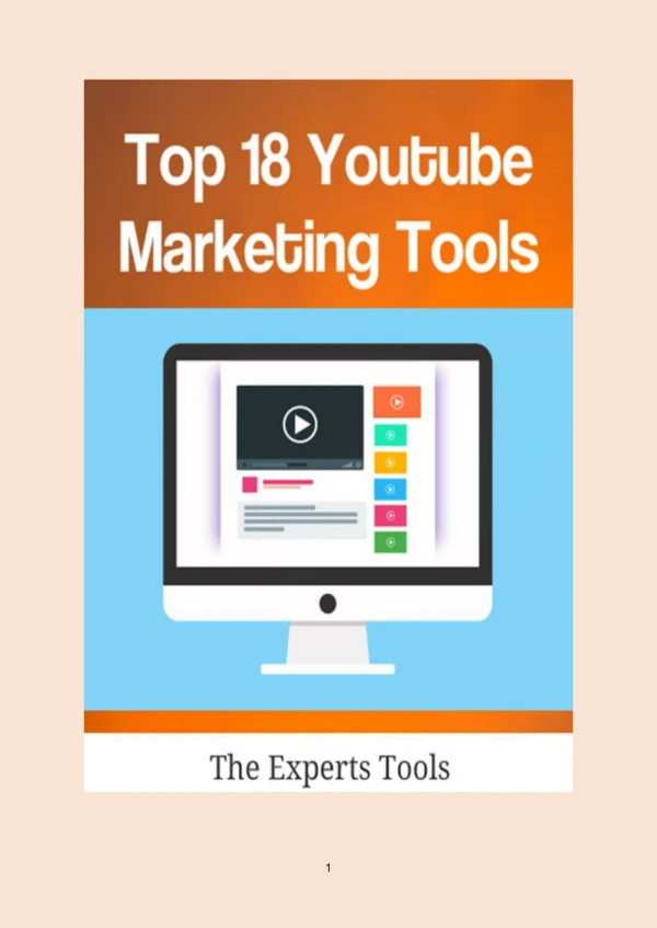 18 Top YouTube marketing tools