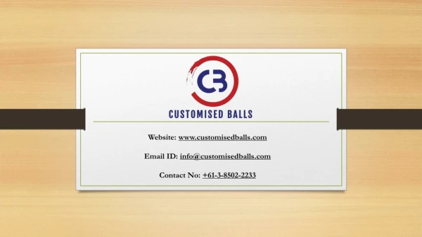 Customised Cricket Balls in Australia by Customised Balls
