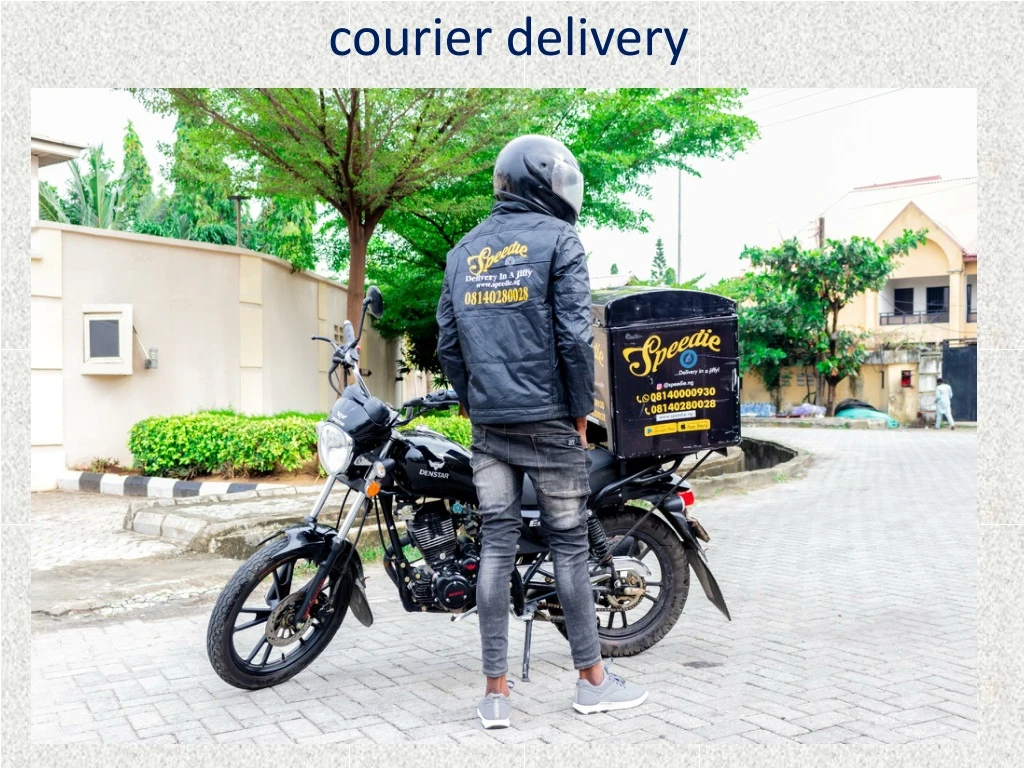courier delivery
