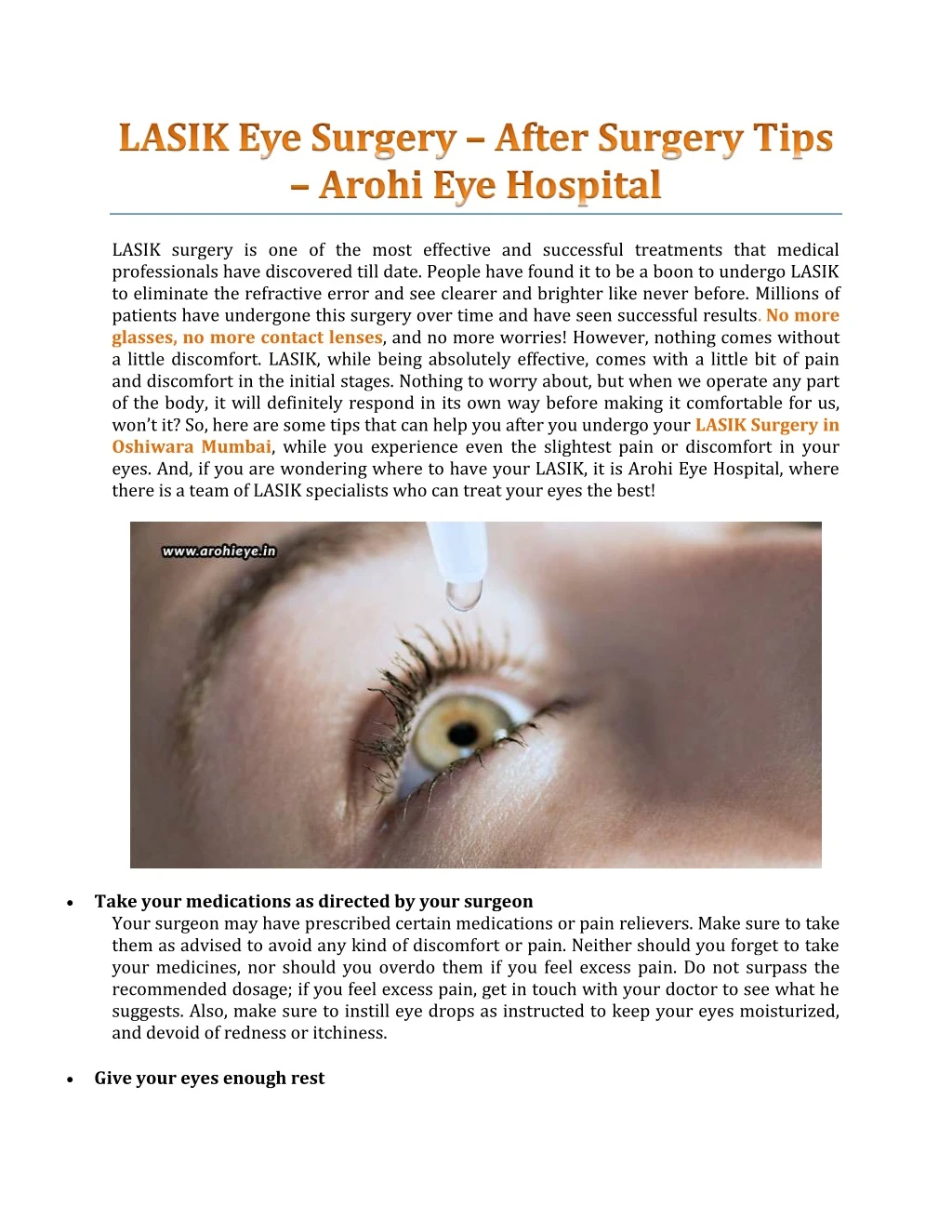 lasik surgery is one of the most effective