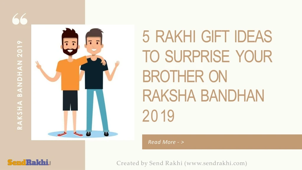 5 rakhi gift ideas to surprise your brother on raksha bandhan