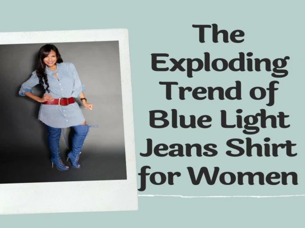 Get the long jeans blue dress for women at a reasonable price