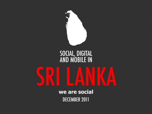 Digital 2011 Sri Lanka (December 2011)