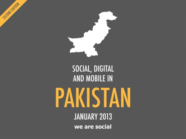 Digital 2013 Pakistan (January 2013)