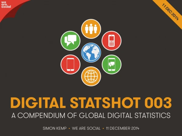 Digital 2014 Global Digital Statshot (December 2014)