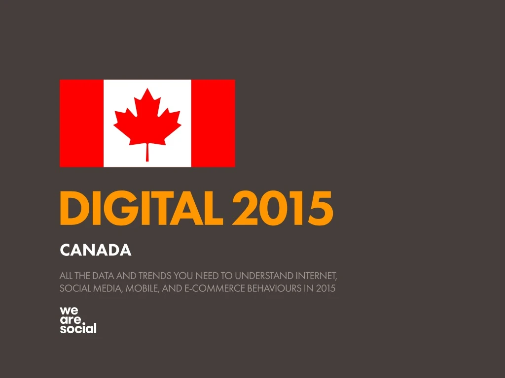 digital 2015 canada