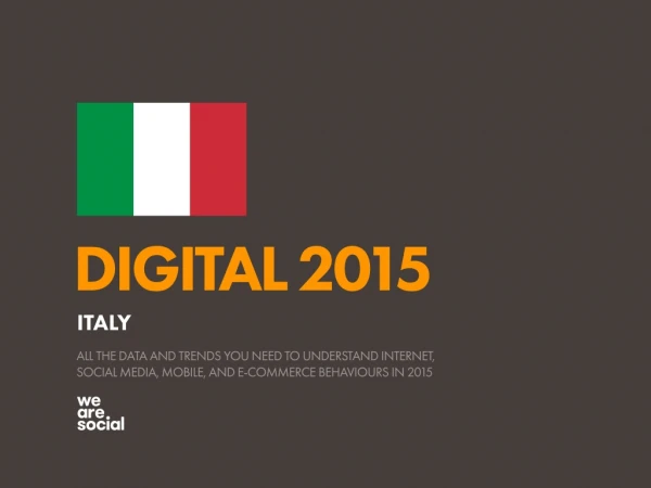 digital 2015 italy