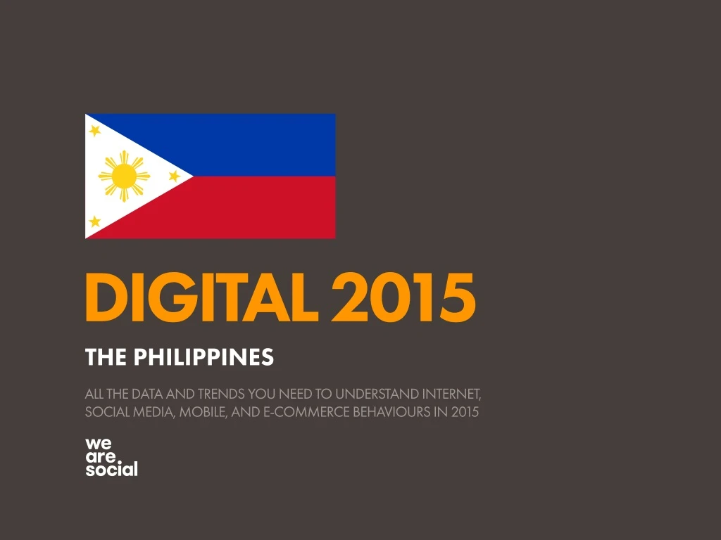 digital 2015 the philippines