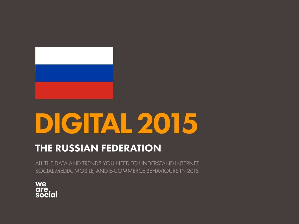 digital 2015 the russian federation