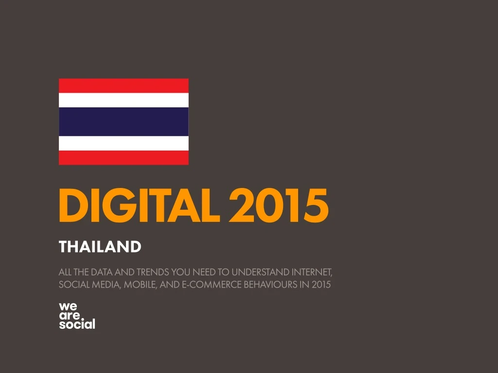 digital 2015 thailand