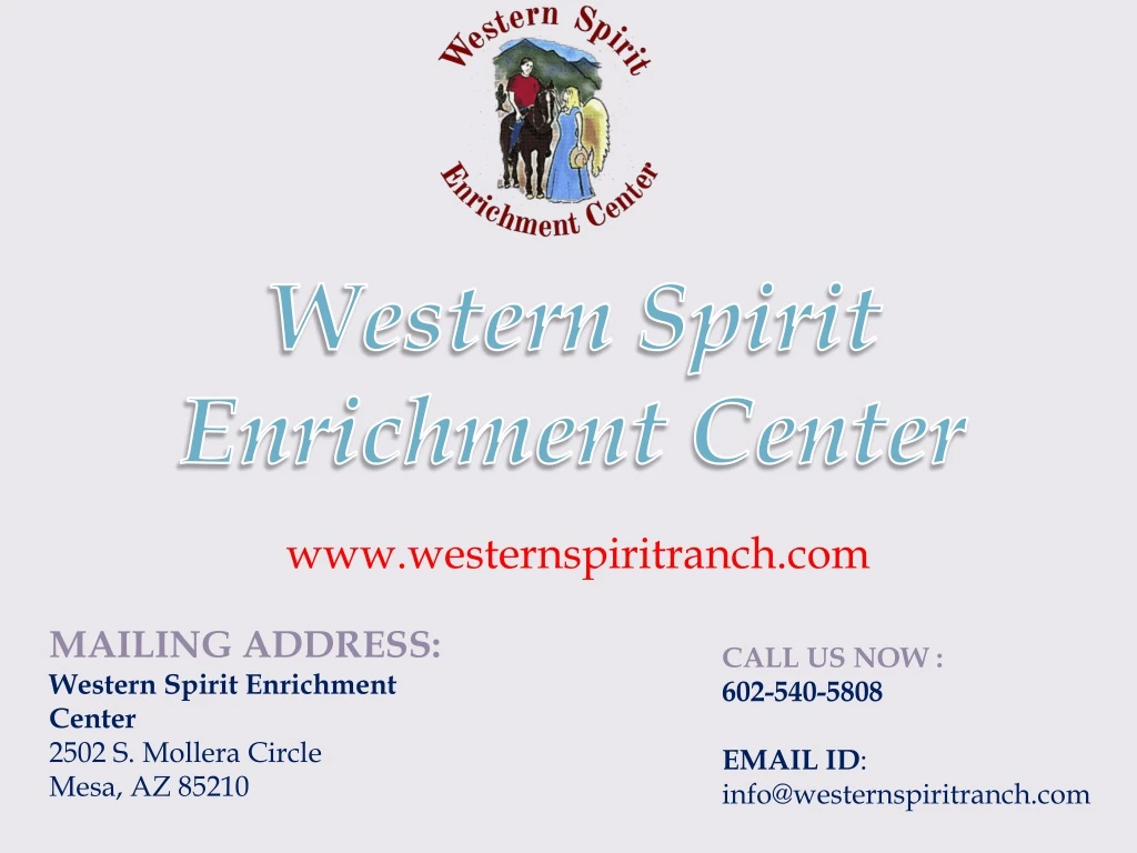 western spirit enrichment center
