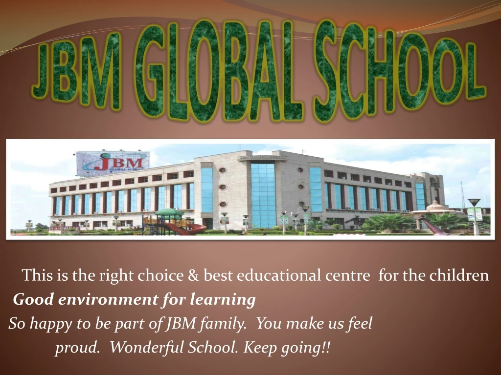 jbm global school