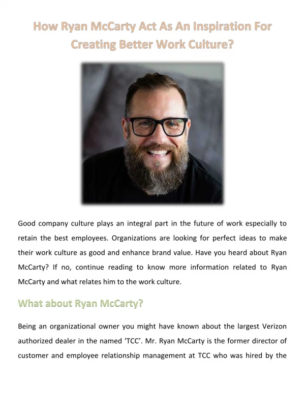 good company culture plays an integral part