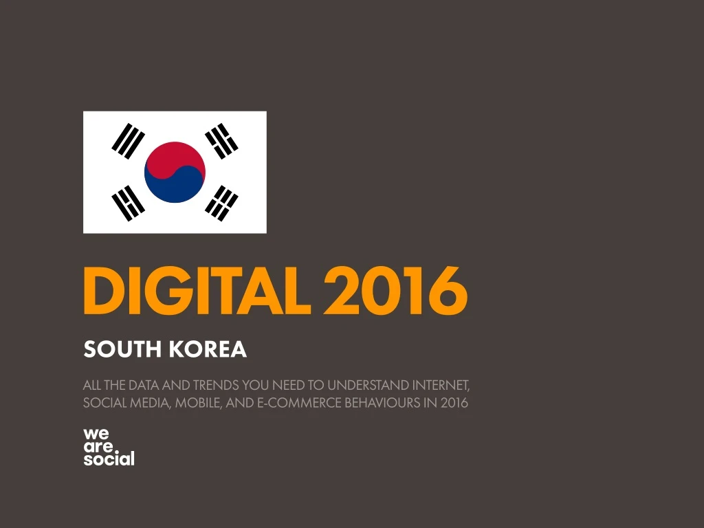 digital 2016 south korea