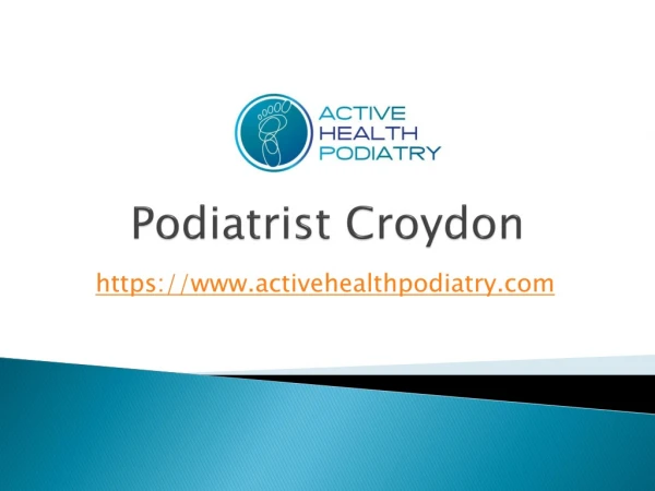 Podiatry Clinic Croydon