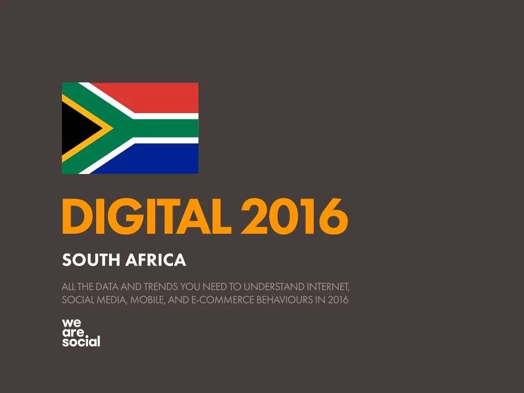 digital 2016 south africa