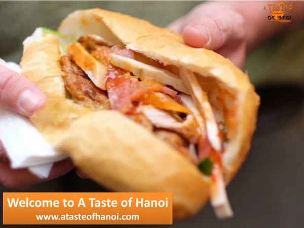 Welcome to A Taste of Hanoi