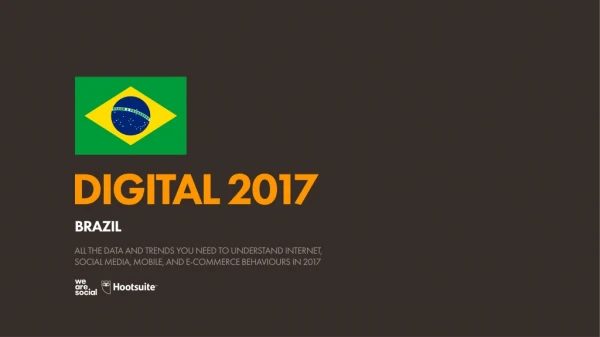 Digital 2017 Brazil (January 2017)