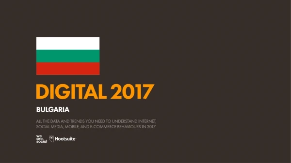 Digital 2017 Bulgaria (January 2017)