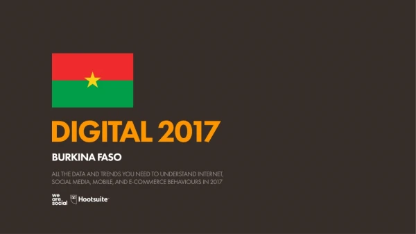 digital 2017 burkina faso