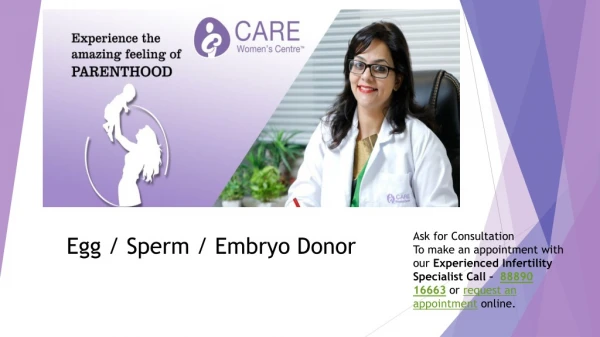 Egg / Sperm / Embryo Donor