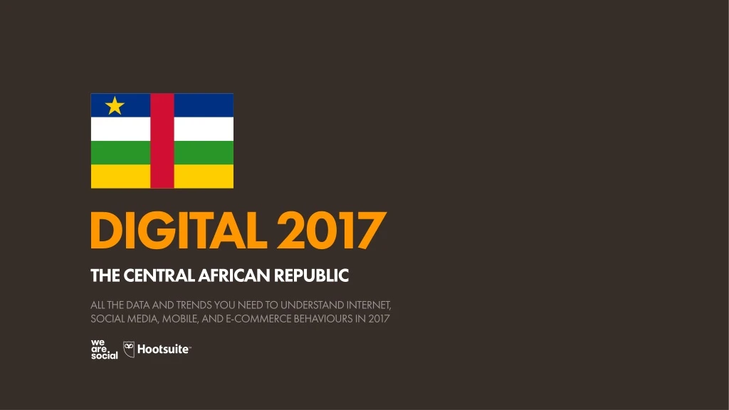 digital 2017 the central african republic