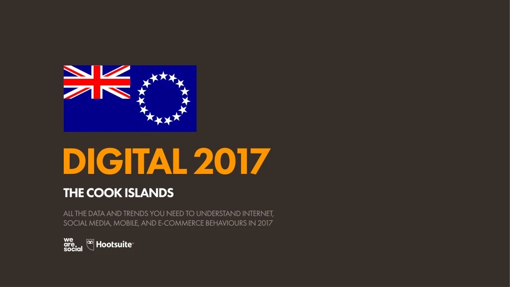 digital 2017 the cook islands