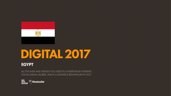 Digital 2017 Egypt (January 2017)
