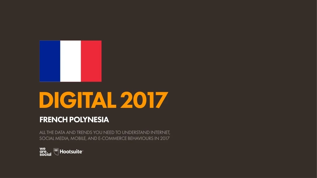 digital 2017 french polynesia