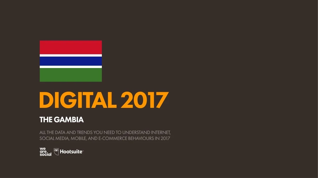digital 2017 the gambia