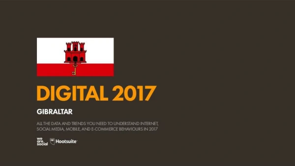 Digital 2017 Gibraltar (January 2017)