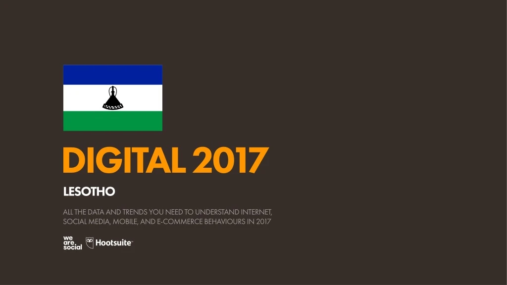 digital 2017 lesotho