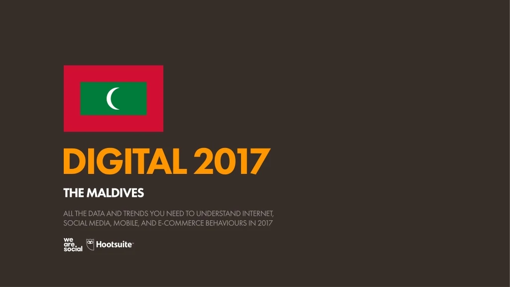digital 2017 the maldives