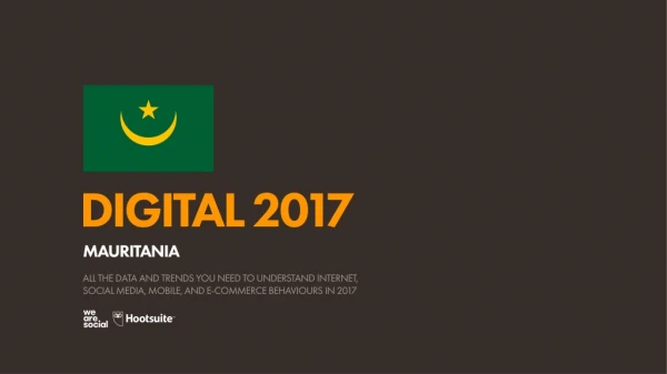 digital 2017 mauritania