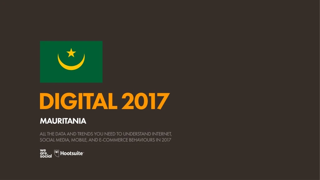 digital 2017 mauritania