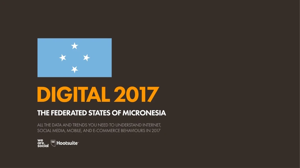 digital 2017 the federated states of micronesia