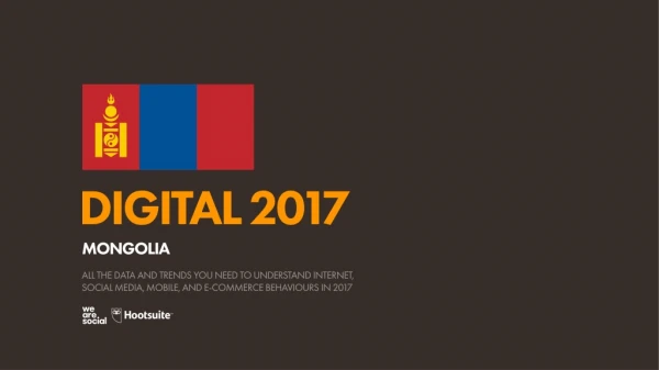digital 2017 mongolia
