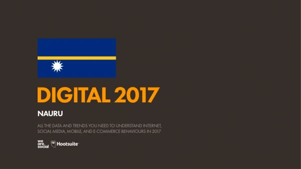 digital 2017 nauru