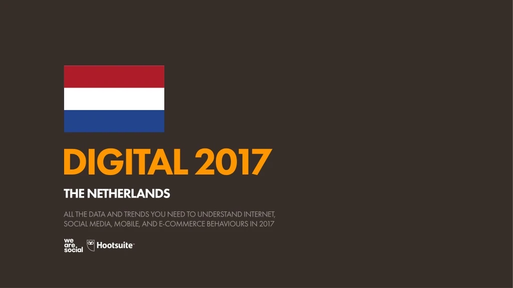 digital 2017 the netherlands