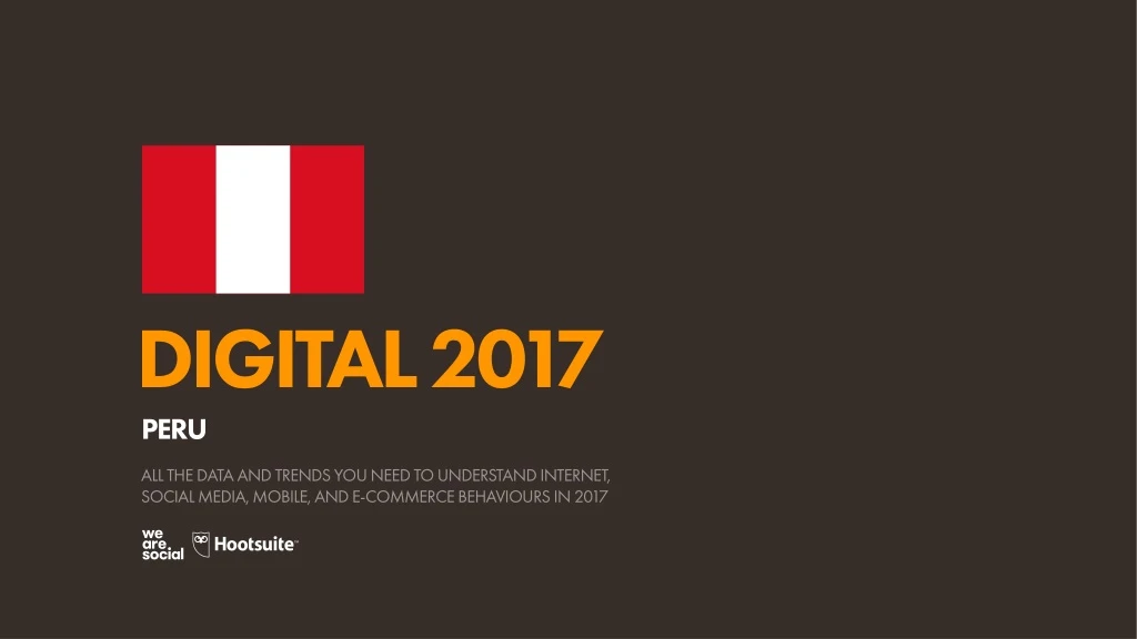 digital 2017 peru