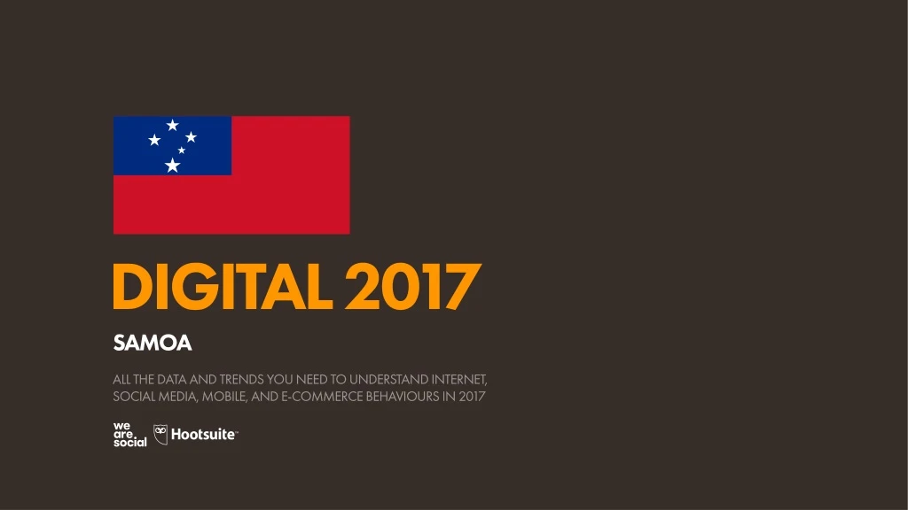digital 2017 samoa