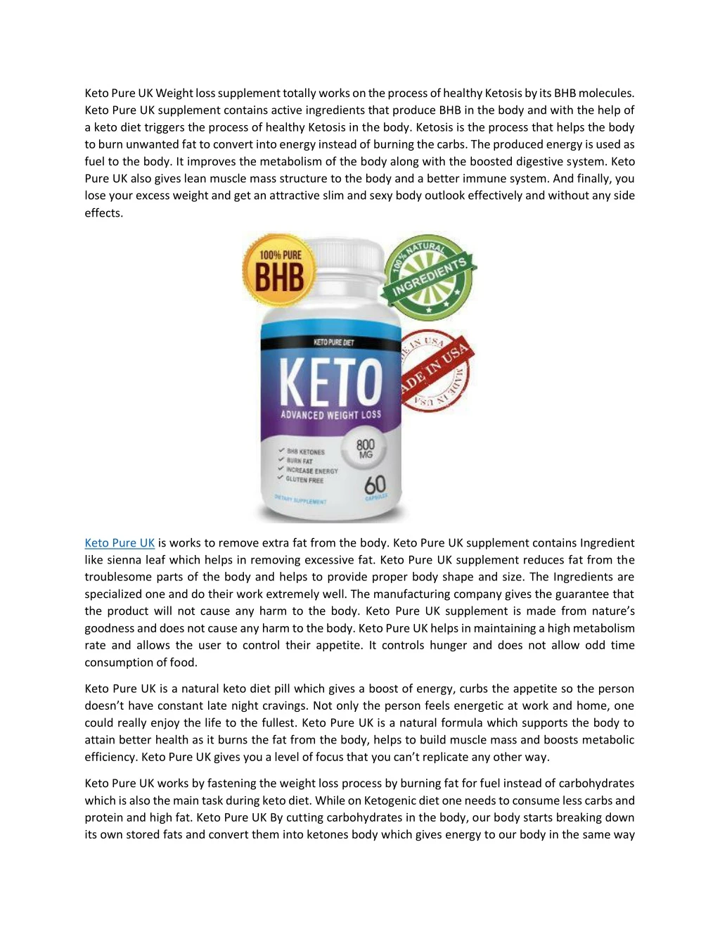 keto pure uk weight loss supplement totally works