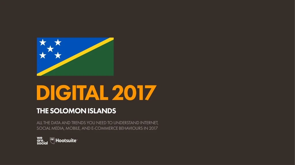 digital 2017 the solomon islands