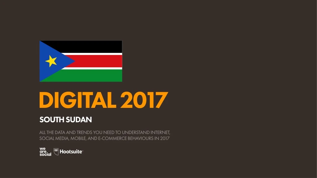 digital 2017 south sudan